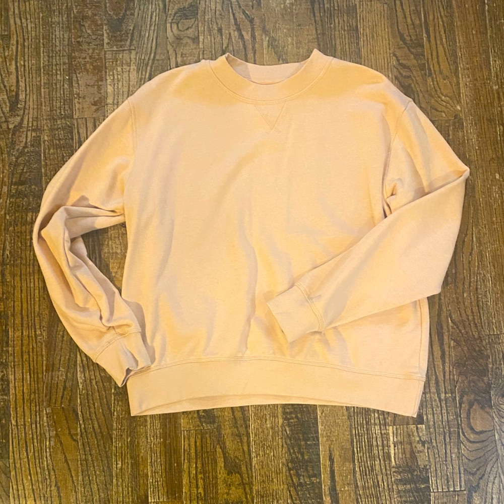 (3 for $15) H&M Crewneck Sweater in Pale Pink Sz Med